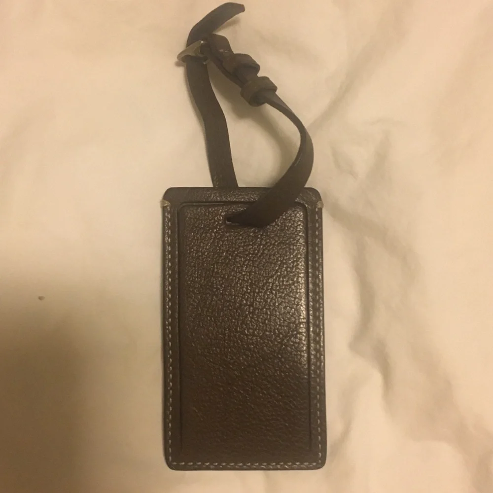 Coach leather luggage